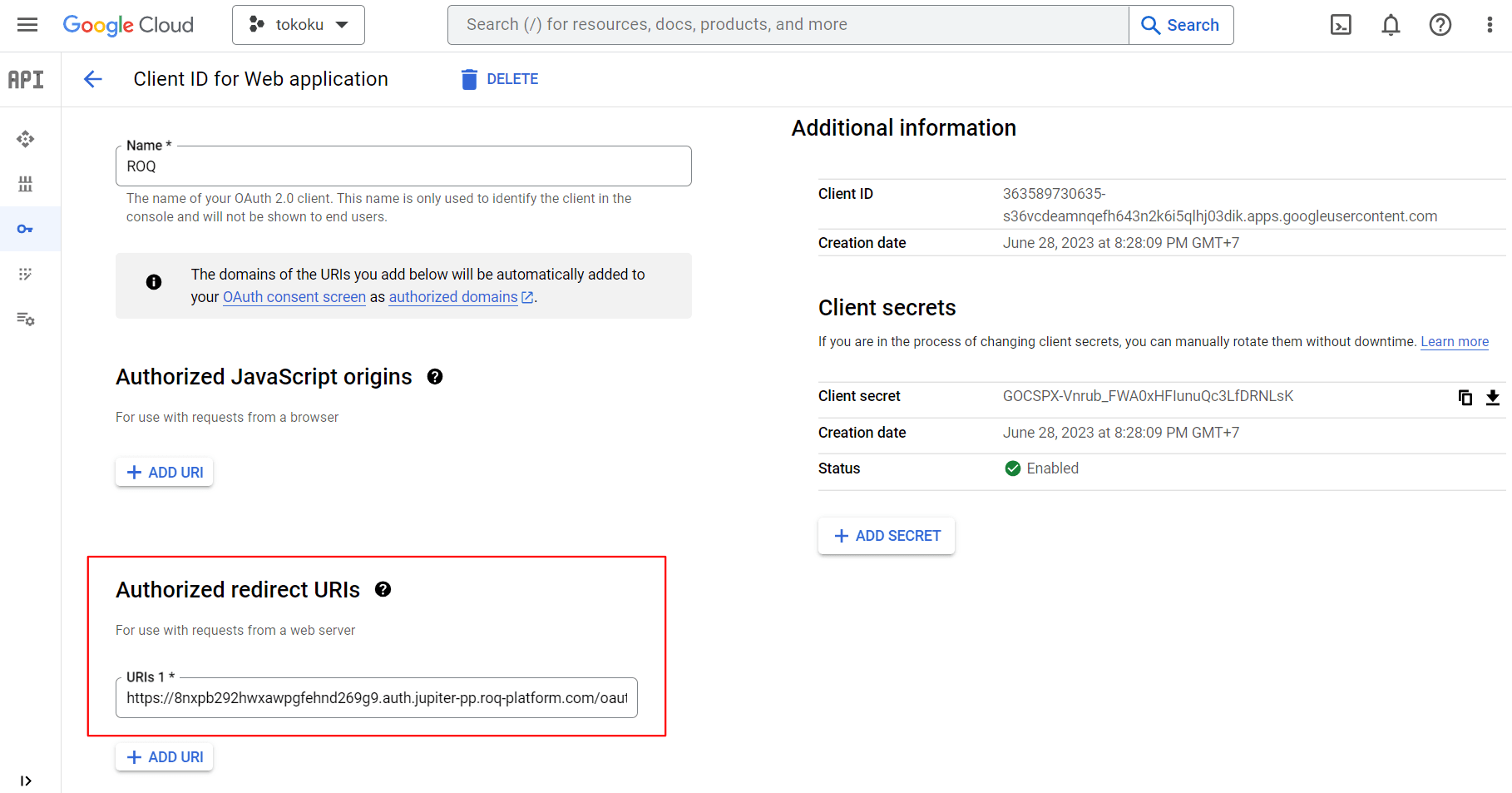 auth-redirect-setup